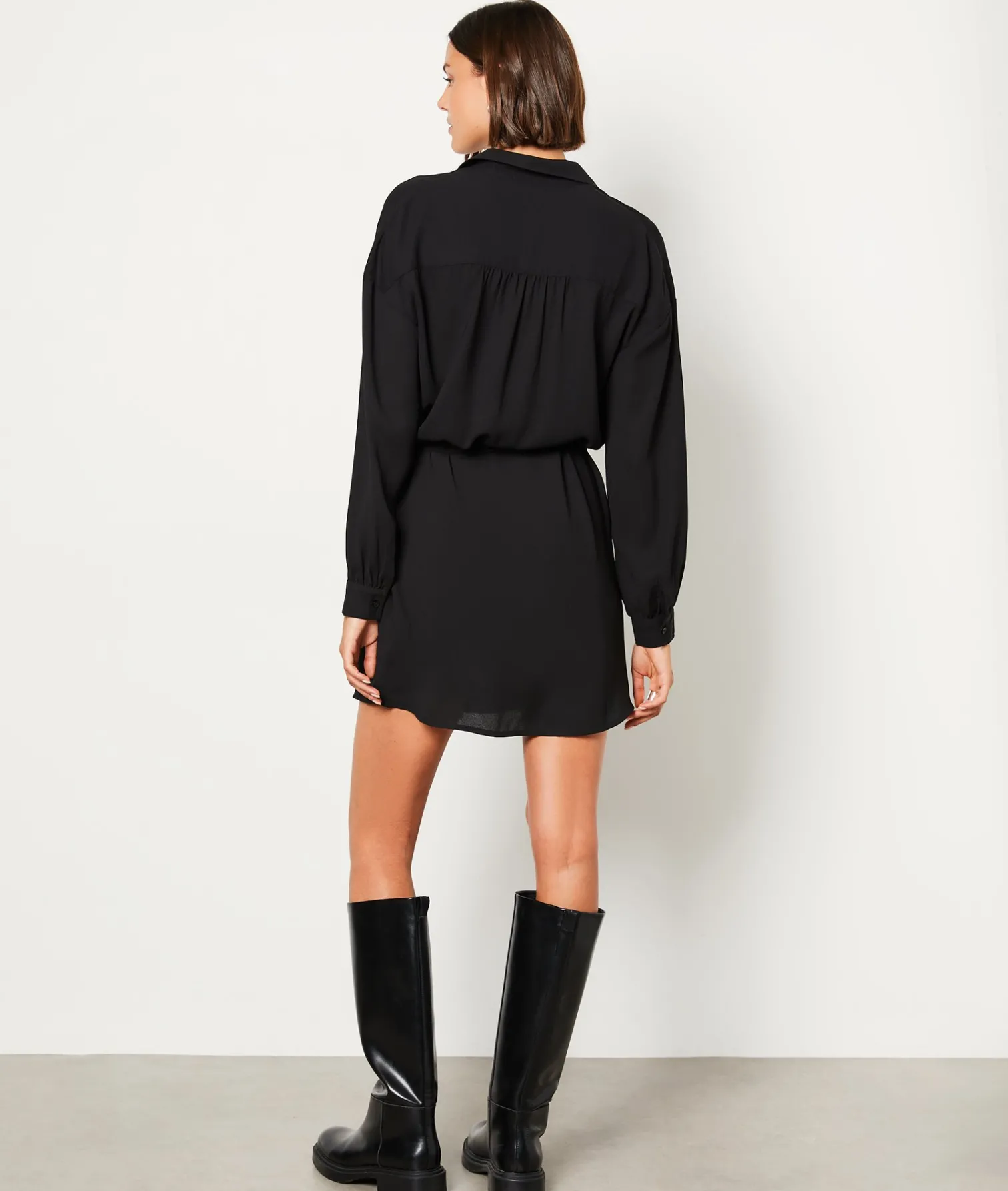 Etam Robe courte fluide NOIR Outlet