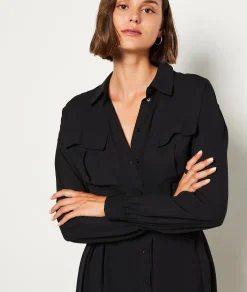 Etam Robe courte fluide NOIR Outlet