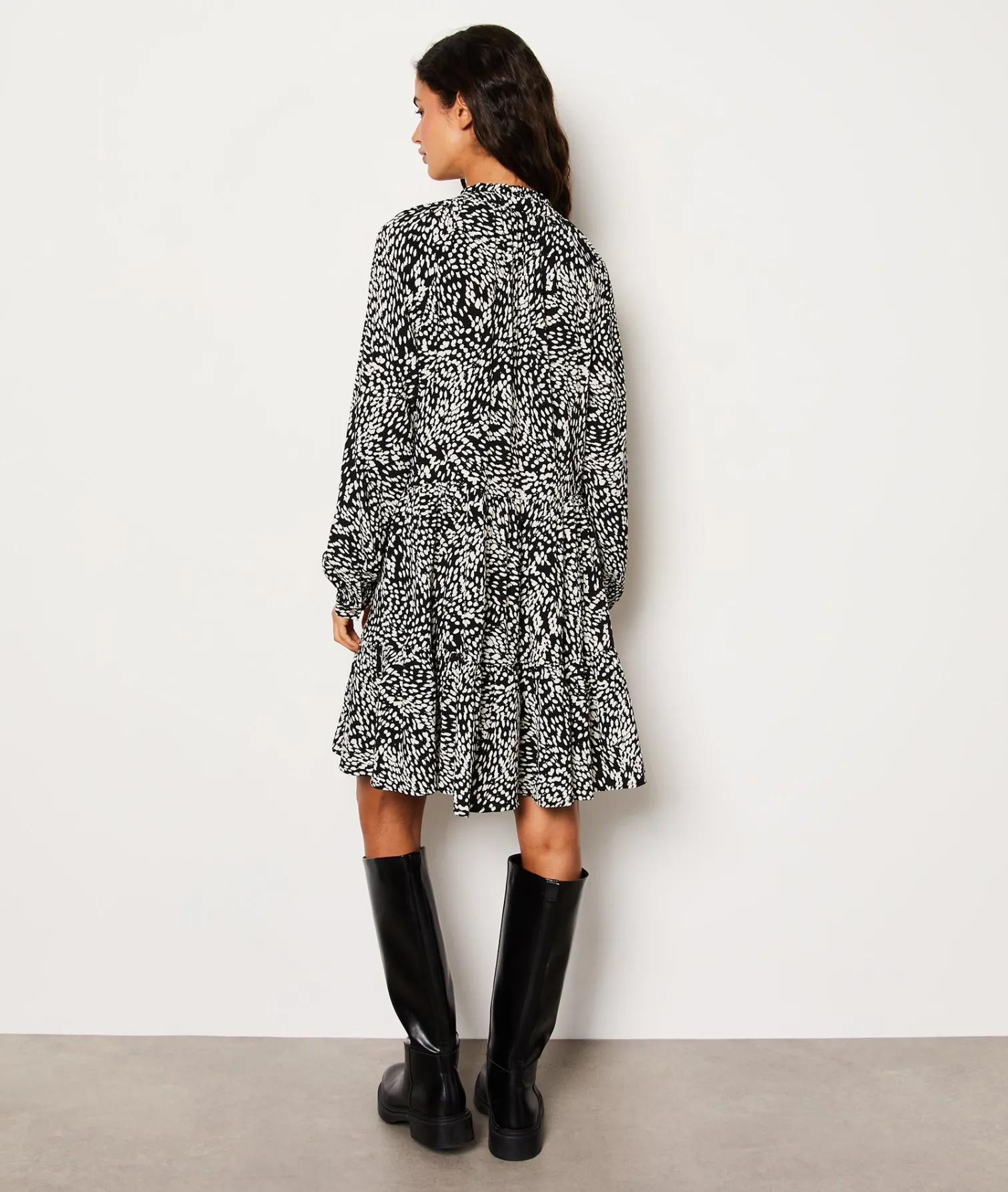 Etam Robe courte fluide à motifs IMPFDBLANC Hot