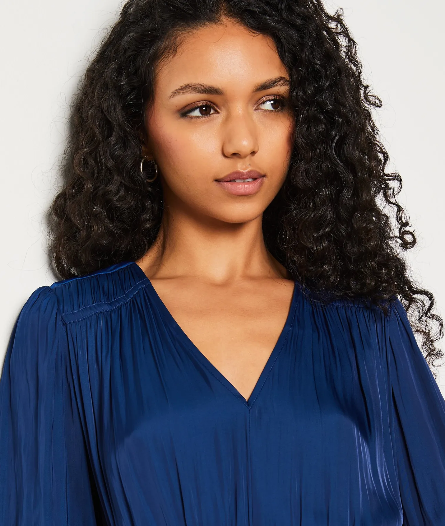 Etam Robe courte satinée BLEUNUIT Shop