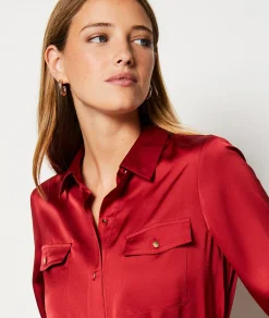Etam Robe longue ceinturée CARDINAL Clearance