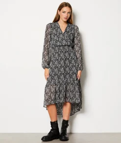 Etam Robe longue fleurie IMPFDNOIR Fashion