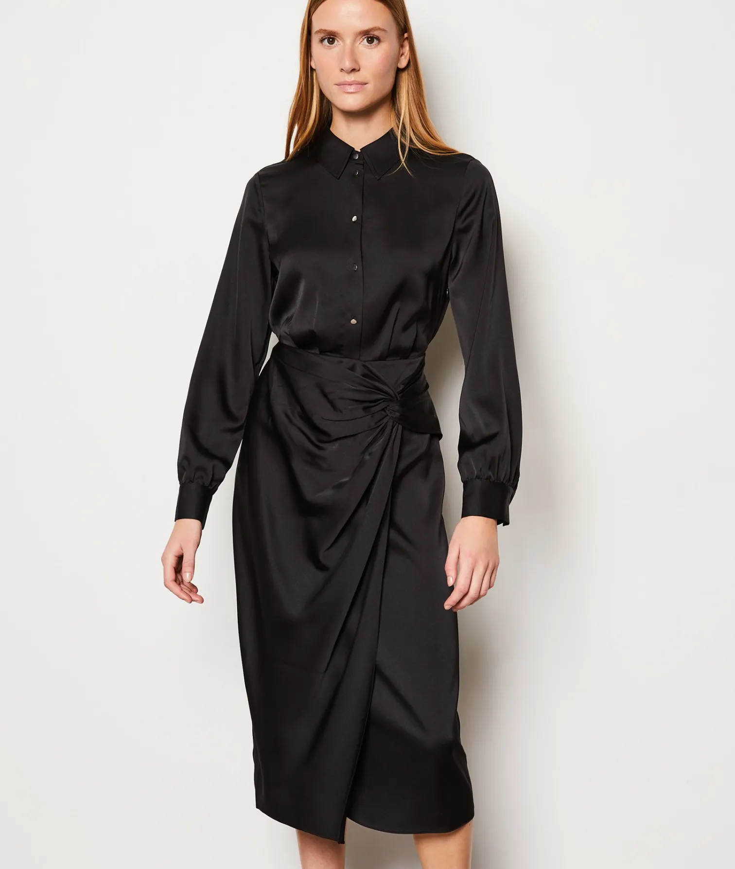 Etam Robe longue fluide NOIR Clearance