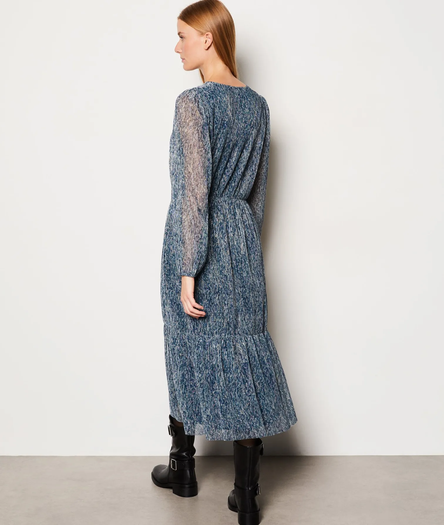 Etam Robe longue irisée IMPFDMARINE Best Sale