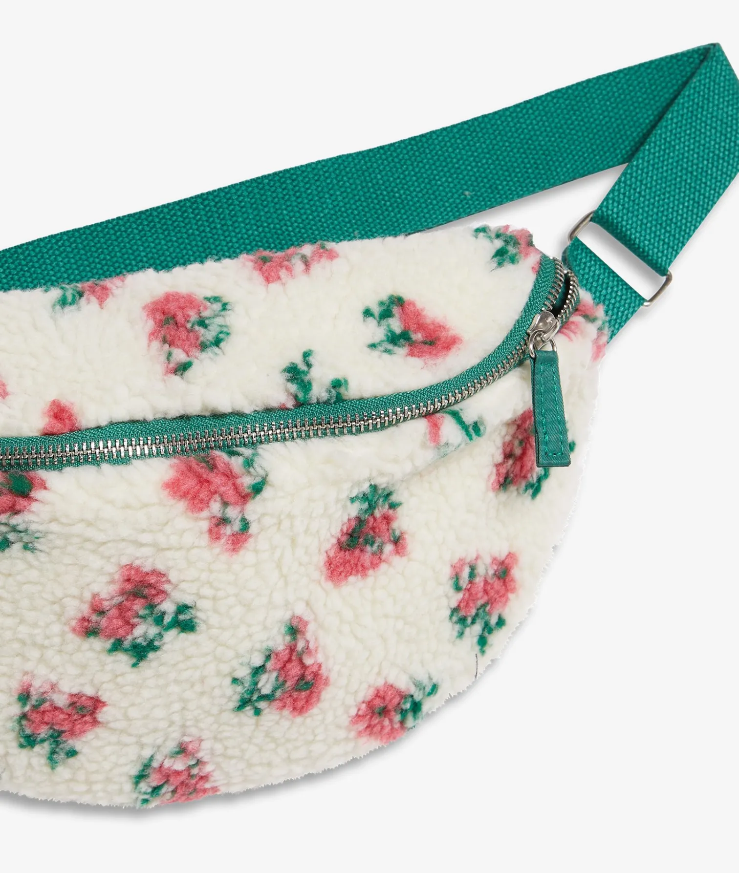 Etam Sac banane effet bouclette à fleurs MULTICOLORE Discount