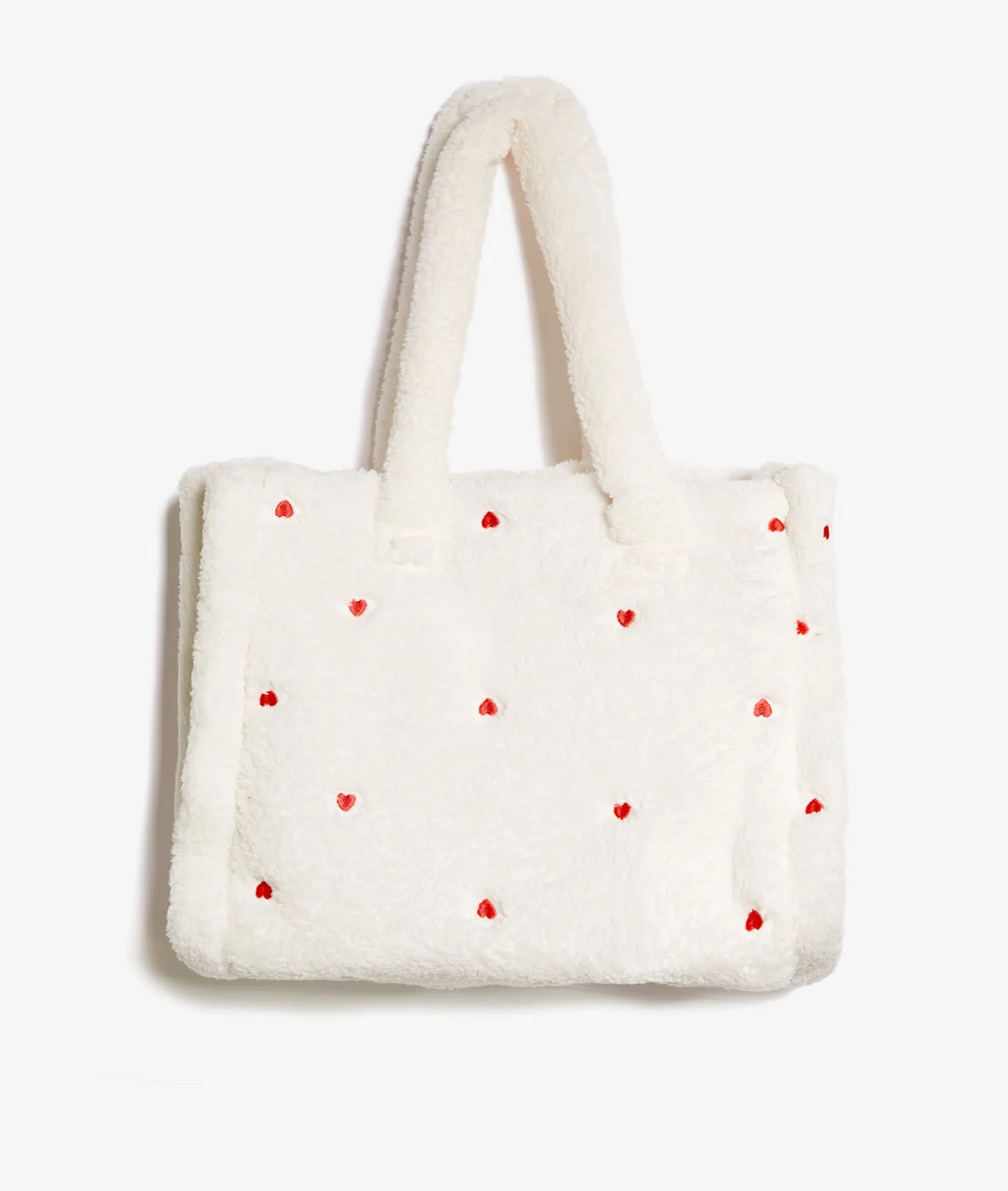 Etam Sac en polaire cœur ECRU Clearance