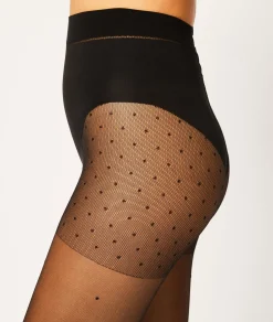 Etam Sculpting Flat Tummy Tights BLACK Cheap