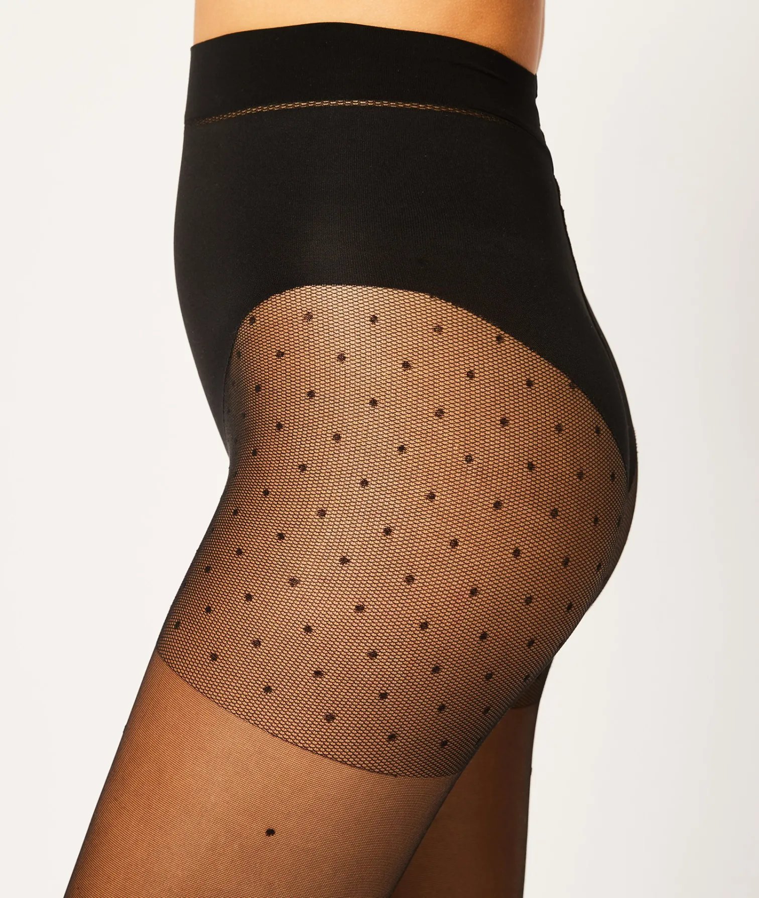 Etam Sculpting Flat Tummy Tights BLACK Cheap