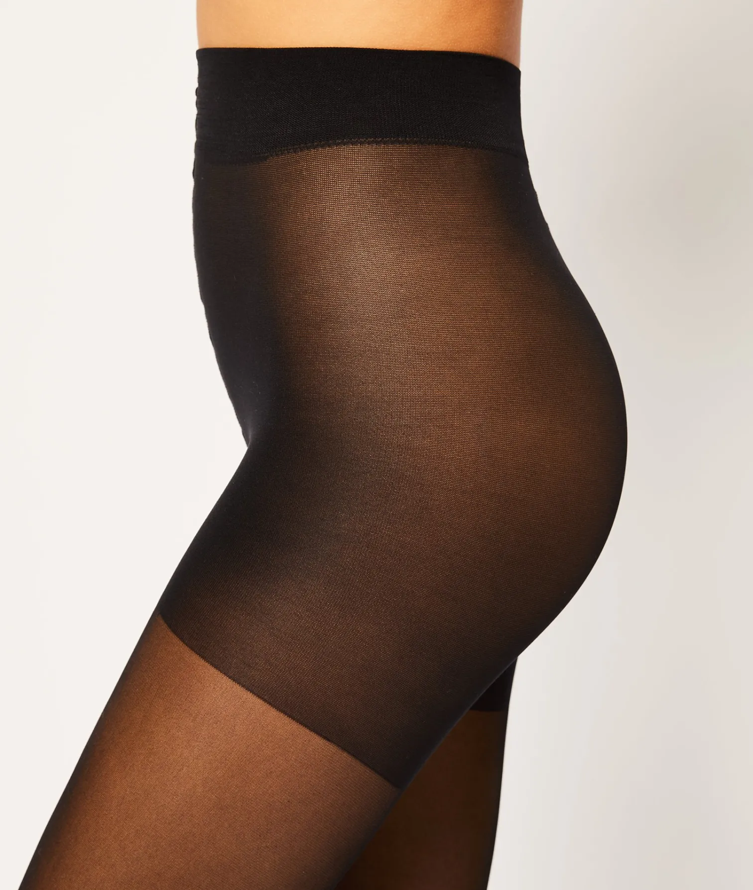 Etam Set of 2 essential tights - 15d Black Online