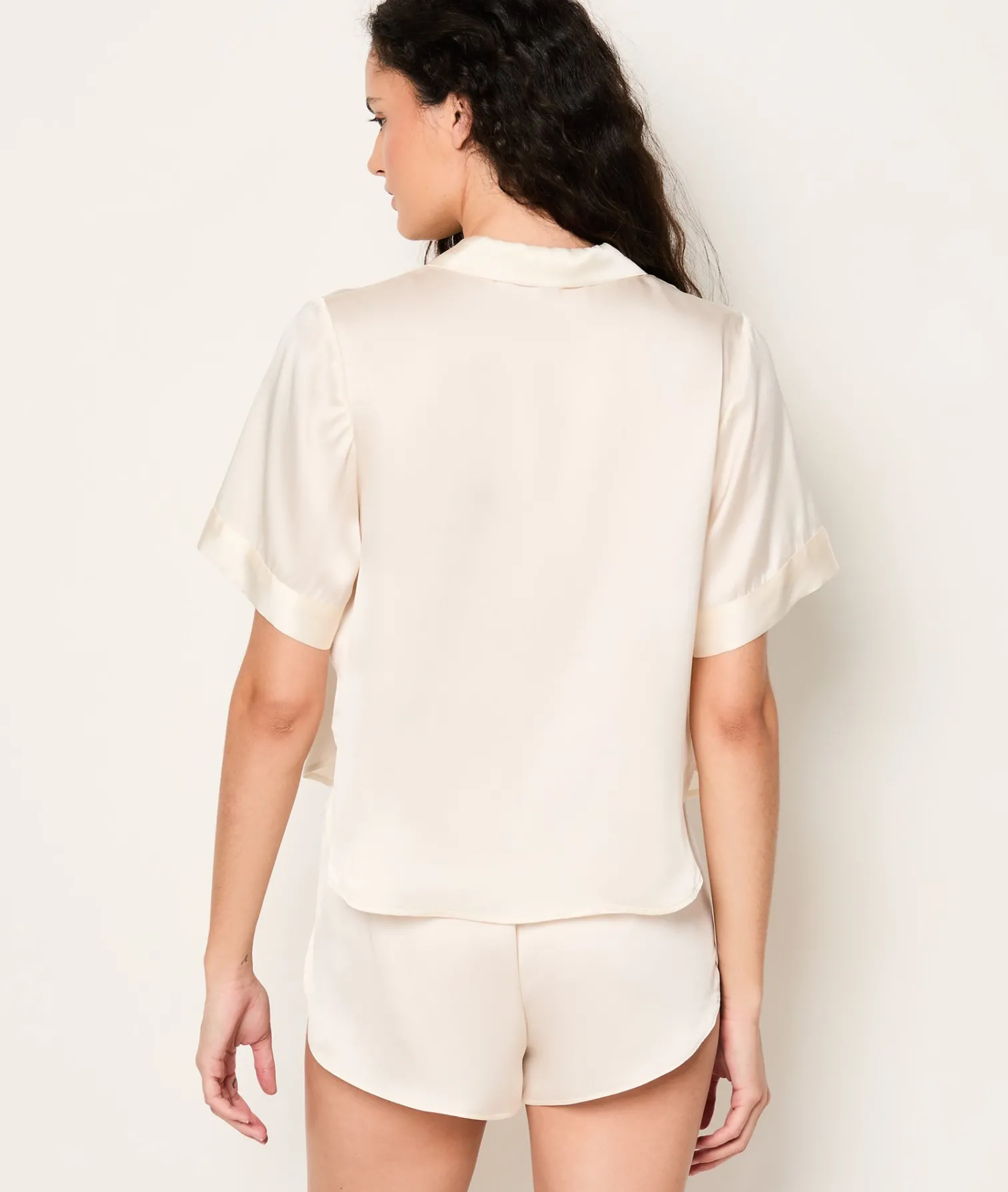 Etam Short de pyjama en soie PERLE Discount
