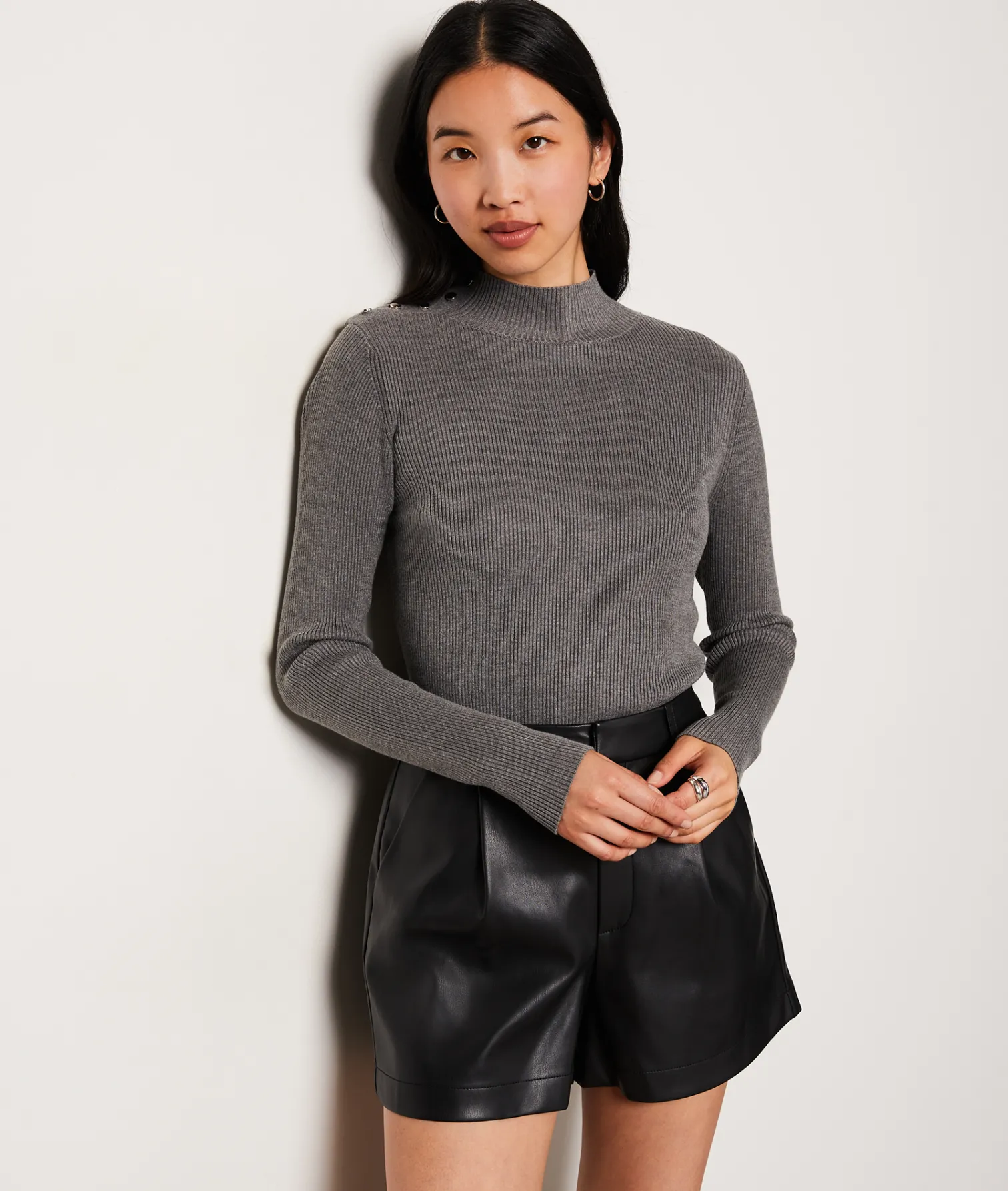 Etam Short effet cuir NOIR Cheap