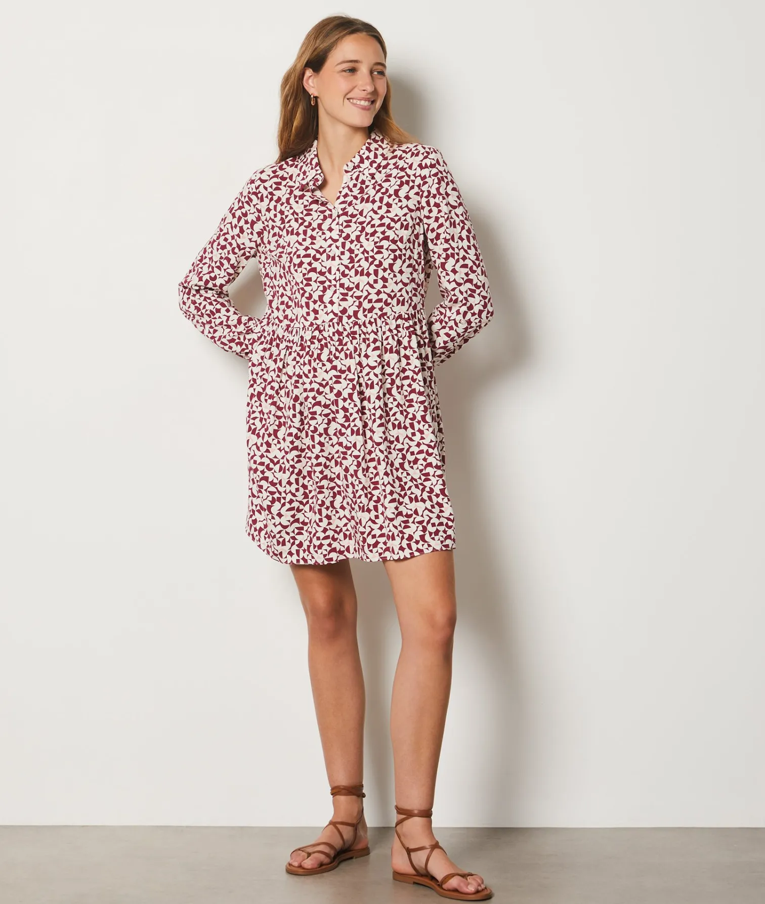 Etam Short patterned dress CoralIMPFD Best Sale