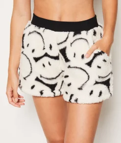 Etam Short polaire Smiley®ORIGINALS NOIR Hot