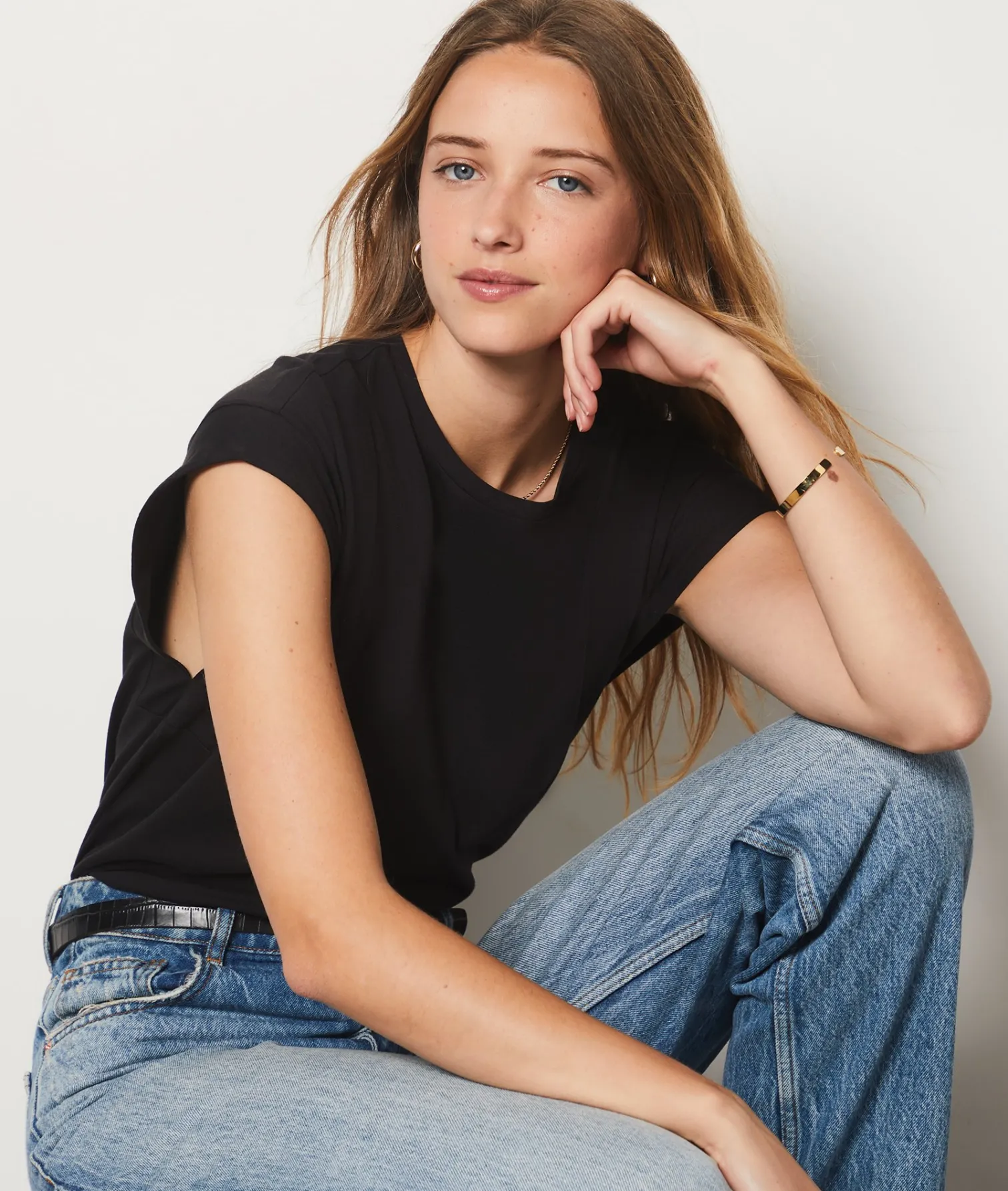 Etam Short Sleeve T-Shirt BLACK Sale