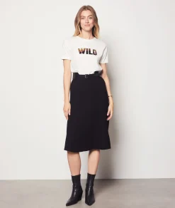 Etam Short-sleeved Sequin T-shirt 