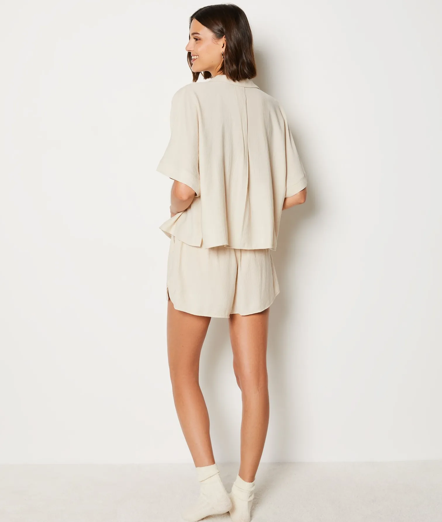 Etam Short-sleeved shirt PALEYELLOW Best