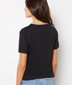 Etam Short-sleeved sweater BLACK Sale