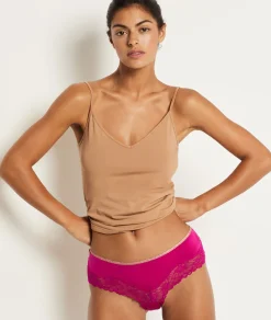 Etam Shorty détails dentelle bord irisé ORCHIDEE Fashion