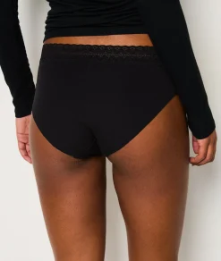 Etam Shorty en coton sans couture NOIR Sale