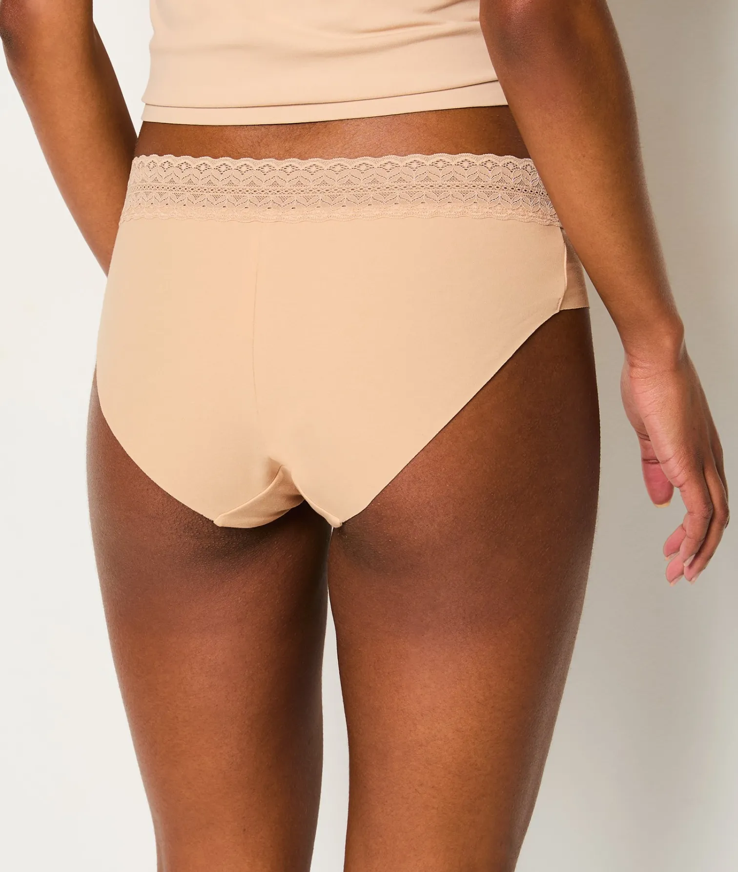 Etam Shorty en coton sans couture SABLE Best