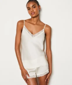 Etam Silk Camisole PEARL Clearance