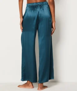 Etam Silk Pyjama Bottoms BLEUPETROLE Online
