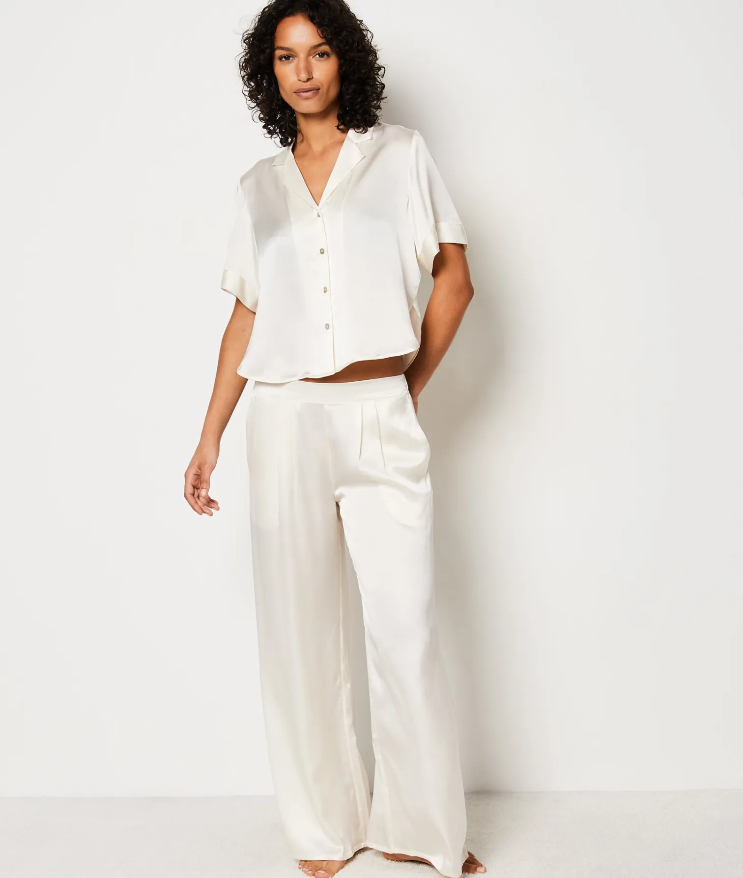 Etam Silk Pyjama Bottoms PERLE Shop