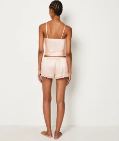 Etam Silk Shorts PINK Fashion