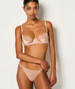 Etam Silk Thong BLACK Sale