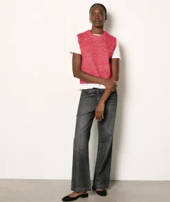 Etam Sleeveless Sweater CARDINAL Hot