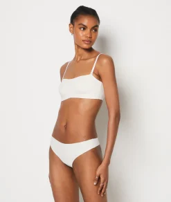 Etam Soft Underwire Bandeau Bra with Removable Straps ECRU Best Sale