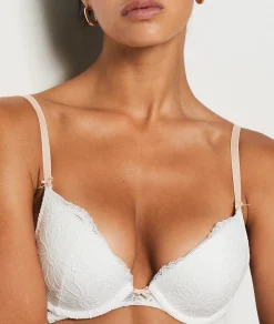Etam Soutien-gorge N.2 - Le push-up plongeant ECRU Store