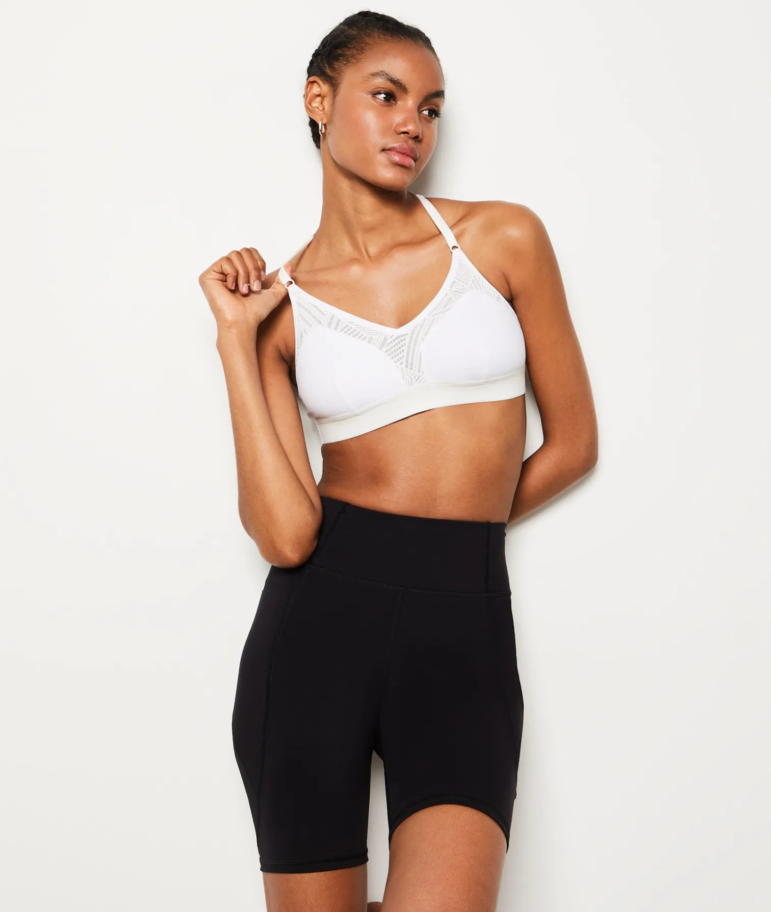Etam Sports Bra - Light Support WHITE Fashion