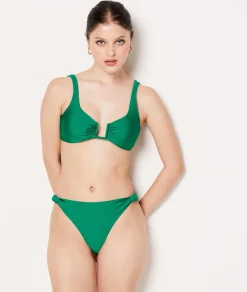 Etam Sports Bra Bikini Top EMERALD New