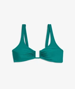 Etam Sports Bra Bikini Top EMERALD New