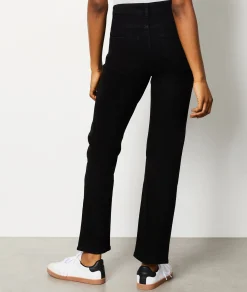 Etam Straight Cut Jeans BLACK Fashion