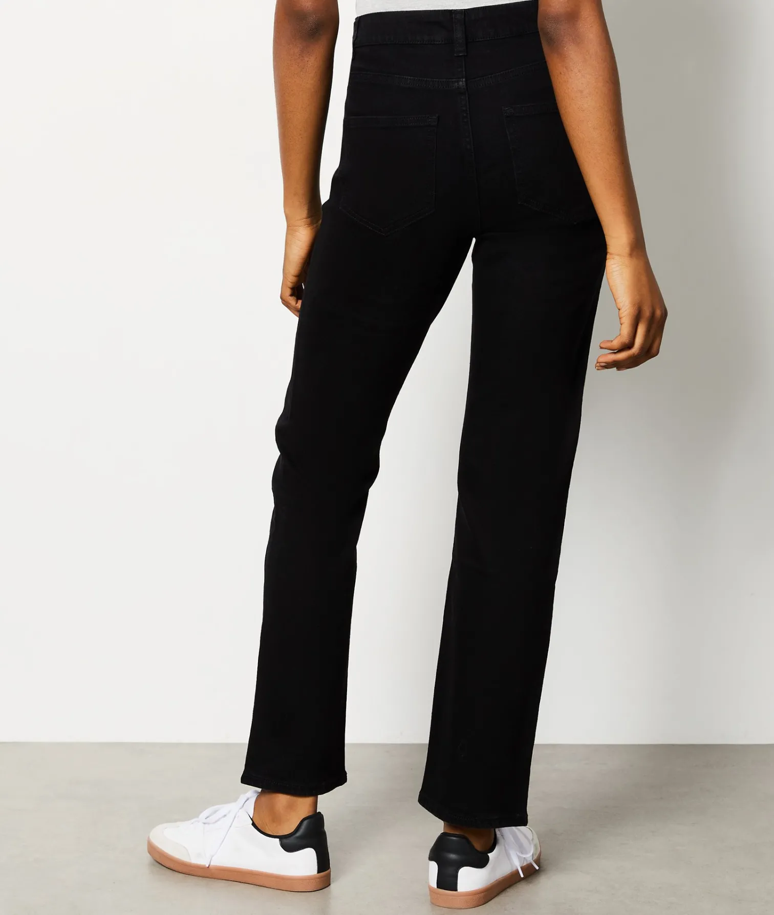 Etam Straight Cut Jeans BLACK Fashion
