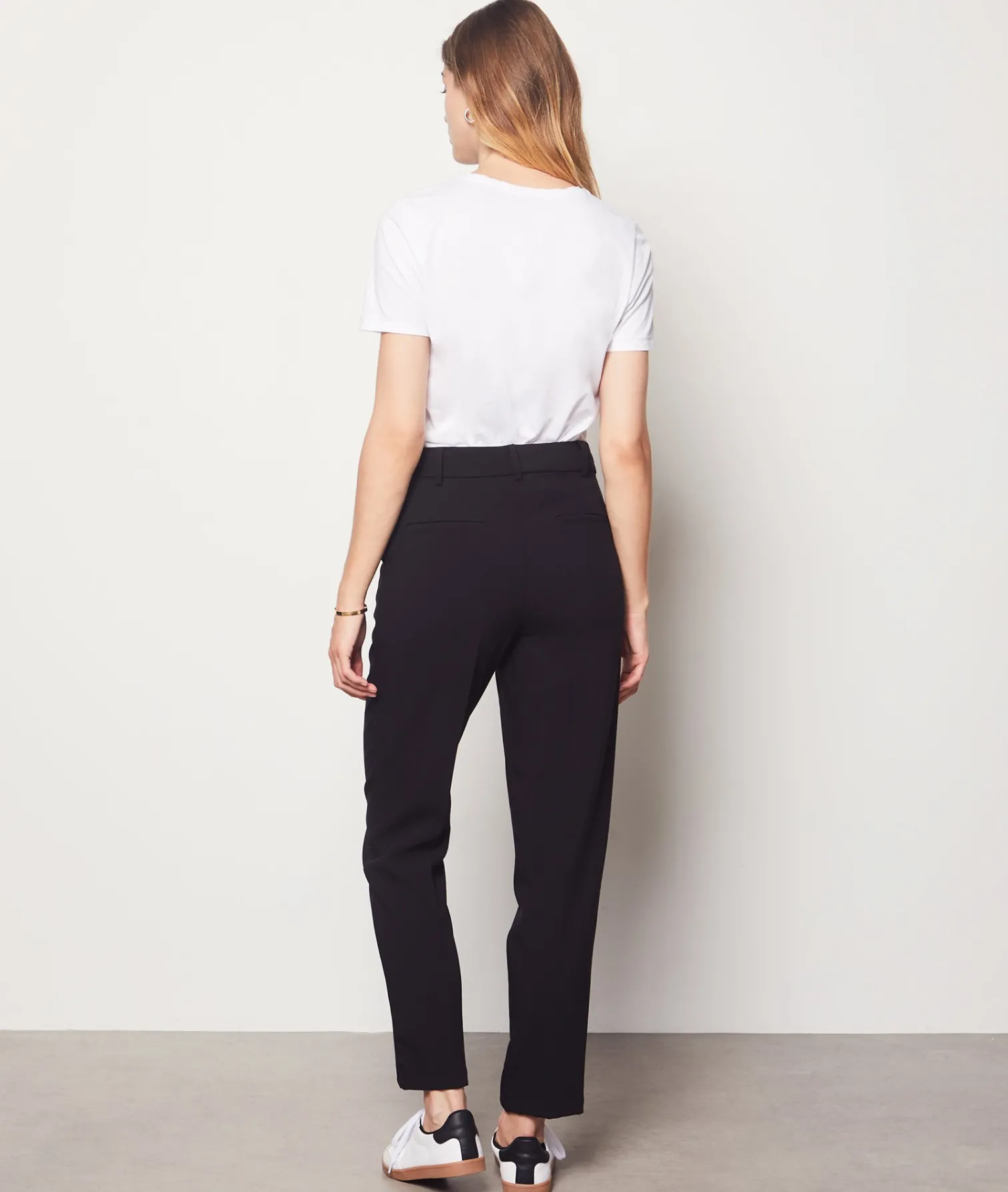 Etam Straight Cut Trousers BLACK Cheap