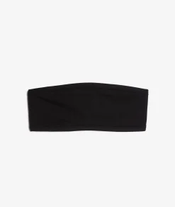 Etam Strapless Wireless Stretchy Organic Cotton Bra BLACK Sale