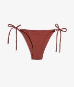 Etam String Bikini Bottom Textured Bikini Bottom Brown Shop