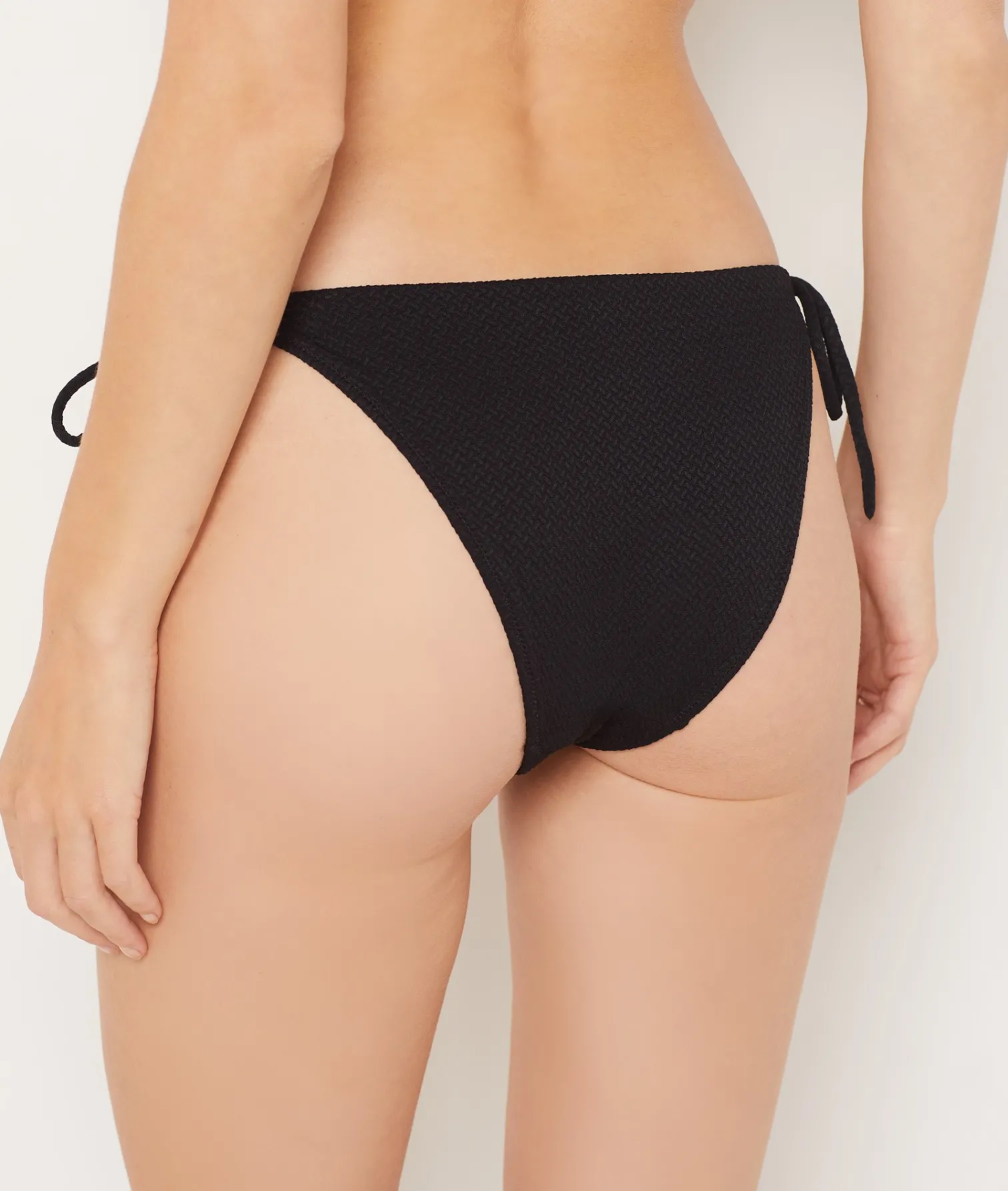 Etam String Bikini Bottoms BLACK Outlet