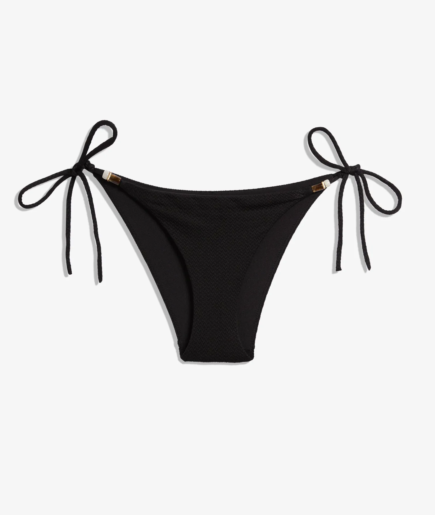 Etam String Bikini Bottoms BLACK Outlet