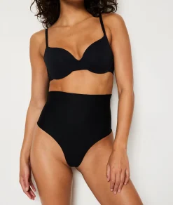 Etam String gainant - maintien fort NOIR Outlet