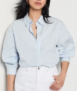 Etam Striped Shirt OXYGEN Clearance