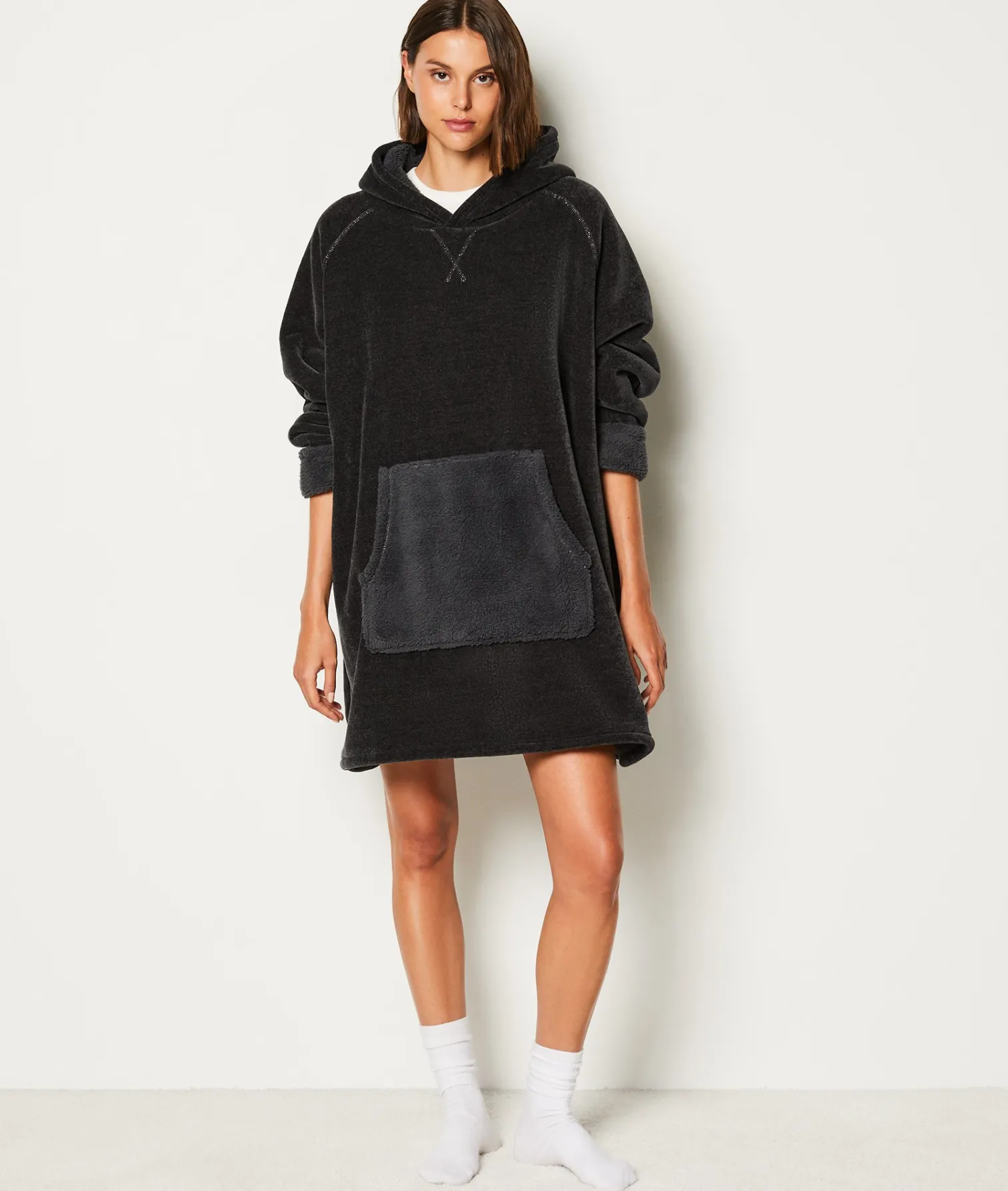 Etam Sweat avec capuche polaire NOIR Store