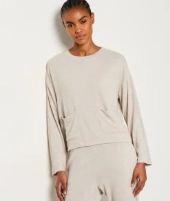 Etam Sweat de pyjama TAUPE Shop