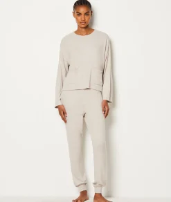 Etam Sweat de pyjama TAUPE Shop