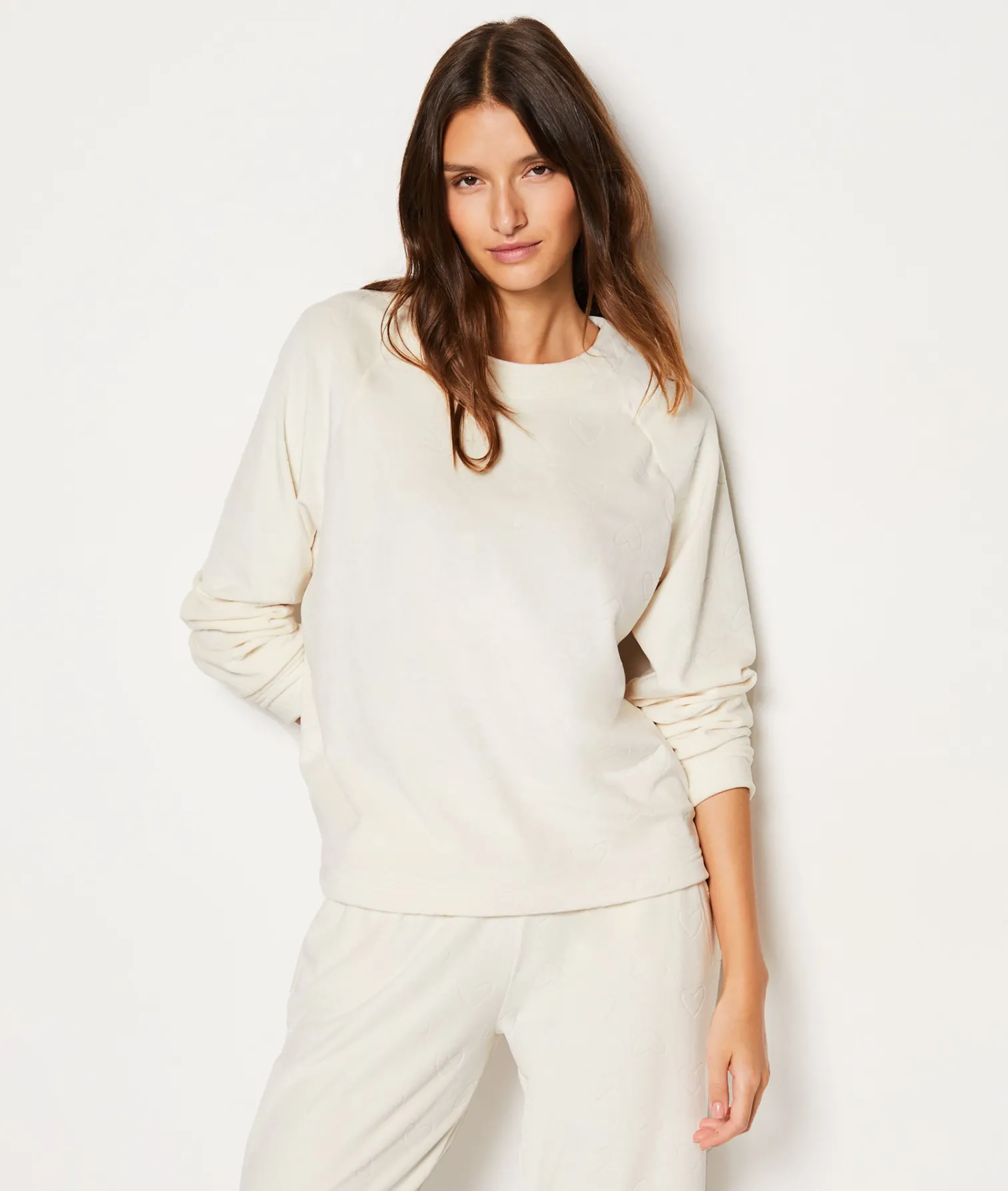 Etam Sweat de pyjama ECRU Discount