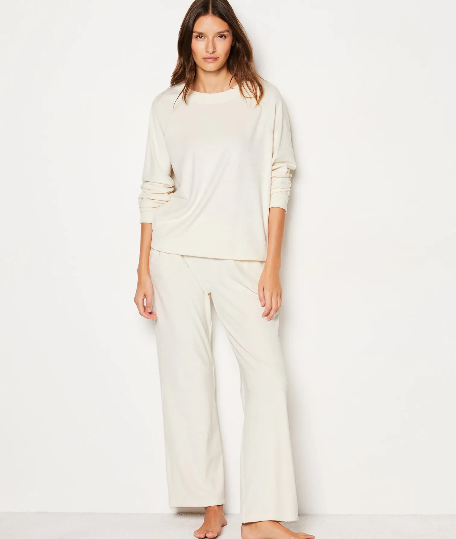 Etam Sweat de pyjama ECRU Discount