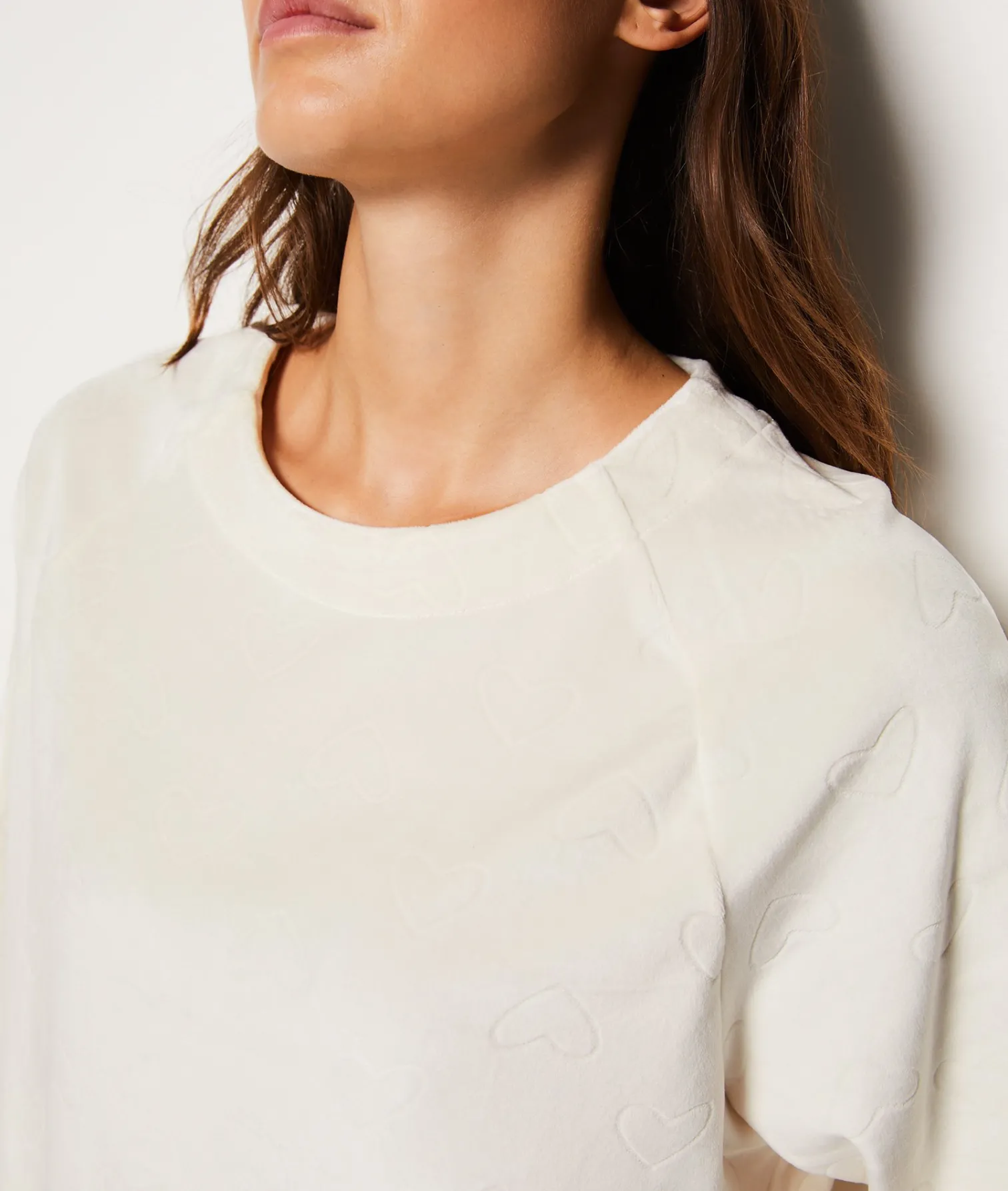 Etam Sweat de pyjama ECRU Discount